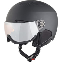 ALPINA Unisex - Adult, ARBER VISOR ski helmet, black matt, 58-61 cm