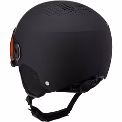 ALPINA Unisex - Adult, ARBER VISOR ski helmet, black matt, 58-61 cm