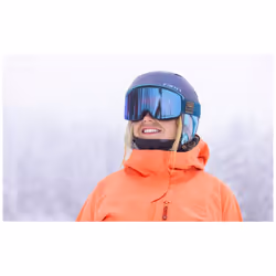 Giro Womens Envi Spherical MIPS Snow Helmet - Matte Anodised/Harbour Blue - Small 52-55.5CM