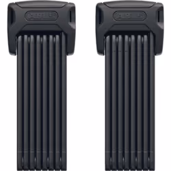 ABUS folding lock Bordo 6000K with SH lock holder - set of 2 - bike locks with XPlus cylinder for high tamper protection - se ...