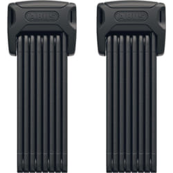 ABUS folding lock Bordo 6000K with SH lock holder - set of 2 - bike locks with XPlus cylinder for high tamper protection - security level 10 - length