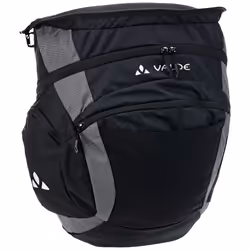 VAUDE Karakorum Pro 68 L pannier bag for bicycles in black, Stylish bike rack bag, 100% Waterproof, Rear bike pannier, Easy Attachment