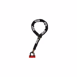 ABUS lock and chain combination - Granit Power XS 67/105HB50 + 10KS120 black loop - Motorbike lock with security level 16 - R ...