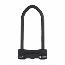 ABUS U-lock Granit Extreme 59 - motorbike and bicycle lock with XPlus cylinder - highest security level 20 - shackle height 2 ...