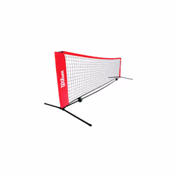 Wilson Mobile Tennis Court Tennis Net, Width 6.1 M, Red
