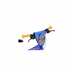 Dino Bikes, 614-SC Kids Bike Bicycle, Sonic The Hedgehog, 14 inch with training wheel with stabilisers and drinks bottle, suits child 4-7 Years, Blue,