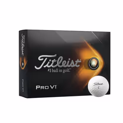 Titleist Pro V1 Golf Ball, White, One Size, Standard Game Numbers (1-4), a dozen