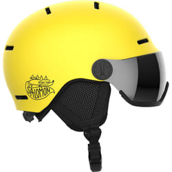 Salomon Orka Visor Kids Helmet Ski Snowboarding, Integrated convenience, Easy to adjust fit, and Lightweight, Yellow, KS 4953
