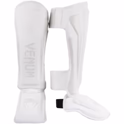 Venum, Elite Standup Shin Guards, Men's, XL, White/White