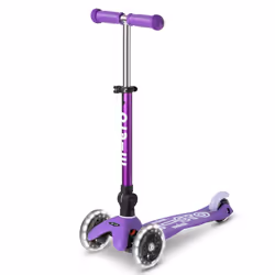 Micro Scooters | Mini Micro Deluxe LED Children's Scooter | Handlebar Adjustable & Foldable | Extra Grippy Deck | Weather Tes ...