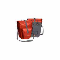 VAUDE Aqua Back Plus bike pannier bag, 2 x rear bike rack bag waterproof, 51 liters total volume, cycling bag rear, easy moun ...