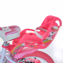 Dino Bikes 144R-UN Unicorn 14" Bicycle 14'', White & Pink