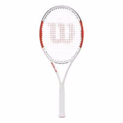 Wilson Six.One Lite 102 Performance Racket - Red/Grey, Size 0