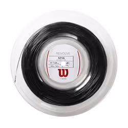 Wilson Tennis Racket String, Revolve, 200 m Roll, Black, 1.25 mm, Unisex, WRZ906900