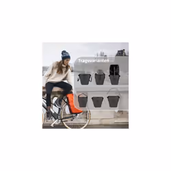 Vaude Aqua Back Bicycle Bag - Waterproof Pannier Rack Bag in Practical Set of 2 - Bicycle Bag Made from Durable & PVC-Free Tarpaulin Material - Made