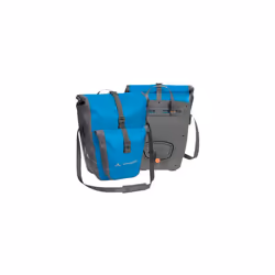 VAUDE Aqua Back Plus Bike Pannier, 2 x Rear Rack Waterproof Bags, 51 Liters Total Volume, Easy Mounting - Made in Germany