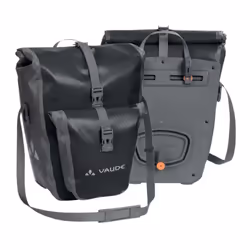 VAUDE Aqua Back Plus bike pannier bag, 2 x rear bike rack bag waterproof, 51 liters total volume, cycling bag rear, easy moun ...