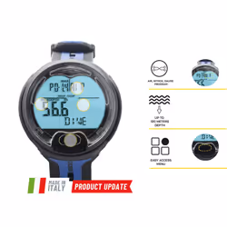 Cressi Leonardo Dive Computer - Black/Blue