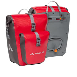 VAUDE Aqua Back Plus bike pannier bag, 2 x rear bike rack bag waterproof, 51 liters total volume, cycling bag rear, easy mounting - Made in Germany
