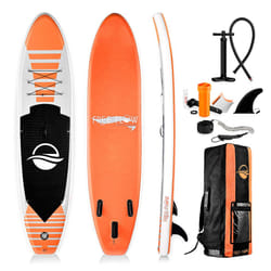 SereneLife Inflatable Stand Up Paddle Board, SUP Board- Paddleboards for Adults & Youth, Paddle Board Accessories,15.25 cm Thick Standup