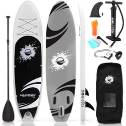 SereneLife Inflatable Stand Up Paddle Board, SUP Board- Paddleboards for Adults & Youth, Paddle Board Accessories,15.25 cm Thick Standup