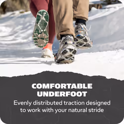 Yaktrax Medium (Shoe Size: W 10.5-12.5/M 9-11), Gray/Red