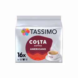 Tassimo Costa Americano Coffee Pods - 10 Packs (160 Drinks)