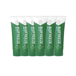 Biofreeze Cooling Gel, 118ml X 6, Muscle Soreness, Joint Relief, Pain Relief Gel, Sprains, Strains, Fast Relief, Effective Relief For Hours, Muscles,