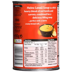 Heinz Classic Lentil Soup, 400 g (Pack of 24)