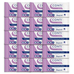 Conti SoSoft Large Heavyweight Dry Patient Cleansing Wipes (20 Packs of 100)