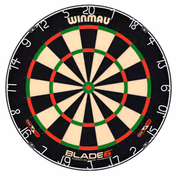 WINMAU PDC Surround with Blade 6 Dartboard and Darts Accessories Set