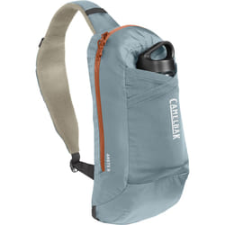 CamelBak Arete Sling 8 Sling Over Hiking and Outdoors Backpack - 8 Litre Storage w 600ml Carry Cap Water Bottle, STONE BLUE