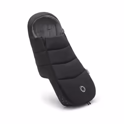 Bugaboo Footmuff, Must-Have Pushchair Accessory, All-Season and Waterproof, Warm and Breathable Cosy Toes in Midnight Black