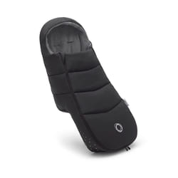 Bugaboo Footmuff, Must-Have Pushchair Accessory, All-Season and Waterproof, Warm and Breathable Cosy Toes in Midnight Black
