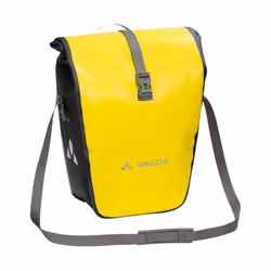 Vaude aqua back single rear bicycle bag, Unisex, 12413, canary, 37 x 33 x 19 cm