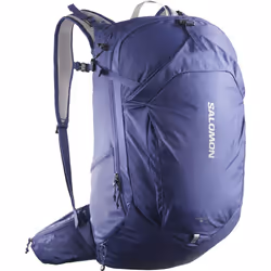 Salomon Trailblazer 30 Unisex Hiking Backpack, 30L Versatile, Easy to Use, and Comfy & Light, Blue