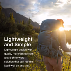 Osprey Renn 65 Women's Backpacking Backpack Pediment Grey/Linen Tan O/S