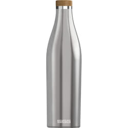SIGG - Insulated Water Bottle - Meridian - Leakproof - Extra Slim - BPA Free - Plastic Free - Double Walled 18/8 Stainless Steel - Bamboo Screw Top -