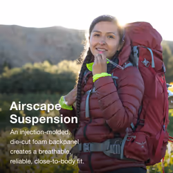 Osprey Ariel 65 Women's Backpacking Pack Black - WM/L