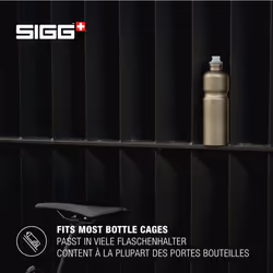 Sigg - Aluminium Bike Water Bottle - Move MyPlanet Smoked Pearl - Climate Neutral Certified - Lightweight - BPA Free - Smoked Pearl - 0.75 L