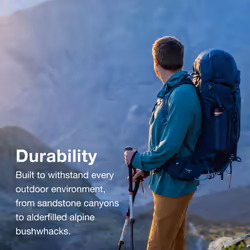 Osprey Kestrel 48 Mens Backpacking Backpack Black L/XL