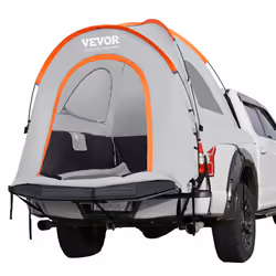 VEVOR Truck Bed Tent, 5.5'-6' Pickup Truck Tent with Rainfly and Carry Bag, Waterproof PU2000mm Double Layer Truck Tent for C ...