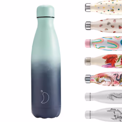 Chilly's Water Bottle - Stainless Steel and Reusable - Leak Proof, Sweat Free - Deep Spring, 500ml
