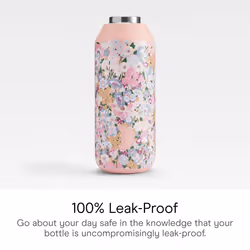 Chilly's Series 2 Water Bottle - Stainless Steel Thermal Bottles with Double Wall Vacuum, Soft Collar & Carry Loop - Artemis, 500ml