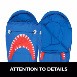 Kids Sleeping Bag by Highlander - Mummy Style - Themed Carry Backpack for Easy Transportation - Lightweight and Warm - Perfect for Camping, Hiking,
