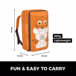 Kids Sleeping Bag by Highlander - Mummy Style - Themed Carry Backpack for Easy Transportation - Lightweight and Warm - Perfect for Camping, Hiking,