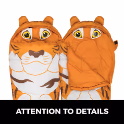 Kids Sleeping Bag by Highlander - Mummy Style - Themed Carry Backpack for Easy Transportation - Lightweight and Warm - Perfect for Camping, Hiking,