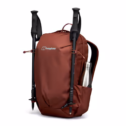 Berghaus Unisex 24/7 Backpack 25 Litre | Comfortable Fit | Durable Design | Rucksack for Men and Women, Burgundy Fawn/Jet Black