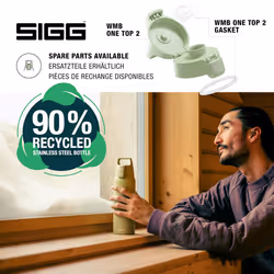 SIGG - Insulated Water Bottle - Shield Therm One - Suitable for Carbonated Beverages - Leakproof - Dishwasher Safe - BPA Free - 90% Recycled Stainless