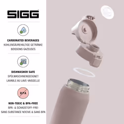SIGG - Insulated Water Bottle - Shield Therm One - Suitable for Carbonated Beverages - Leakproof - Dishwasher Safe - BPA Free - 90% Recycled Stainless